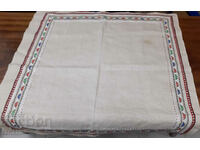 Old linen tablecloth, checked(16.4)
