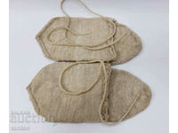 Șosete din lână tricotate manual, noi cu șireturi, etnici(16,4)