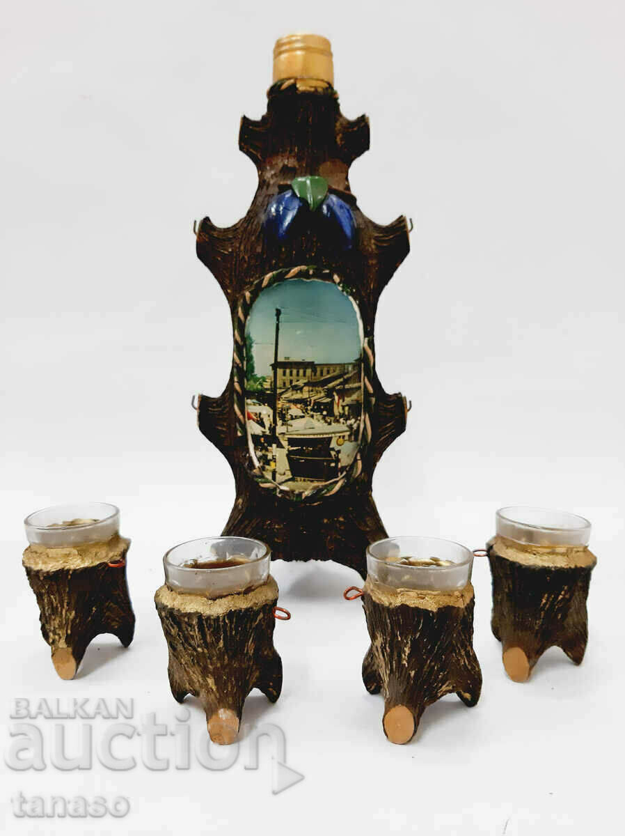 Old set - brandy service from Yugoslavia, Sarajevo(7.2) - 5 Old set - brandy service from Yugoslavia, Sarajevo(7.2) - 5