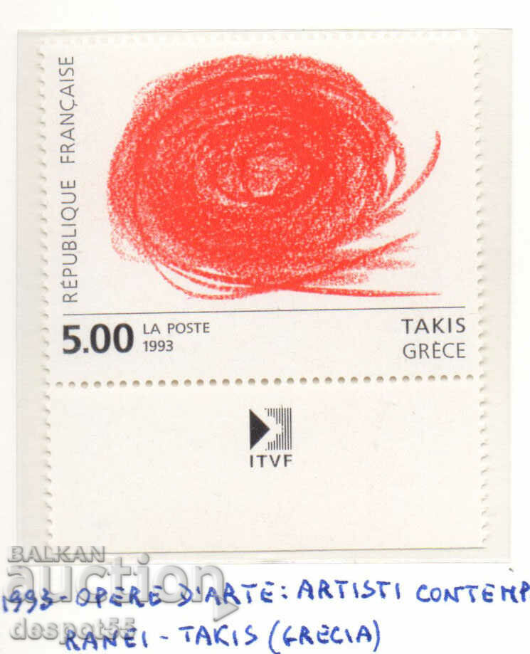 1993. Franţa. Grafică de Takis.