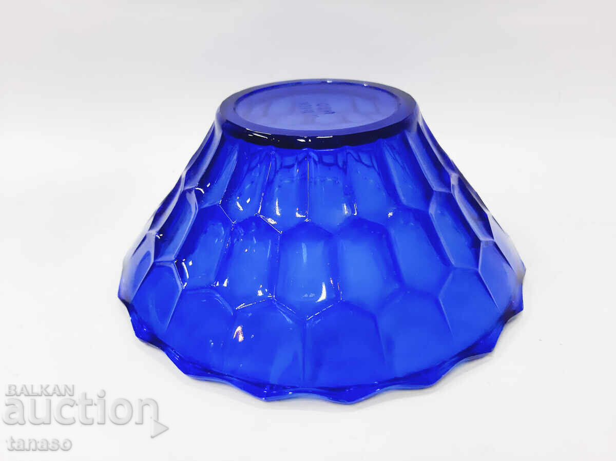 Стара стъклена фруктиера, цветно стъкло(7.2) - 5 Стара стъклена фруктиера, цветно стъкло(7.2) - 5