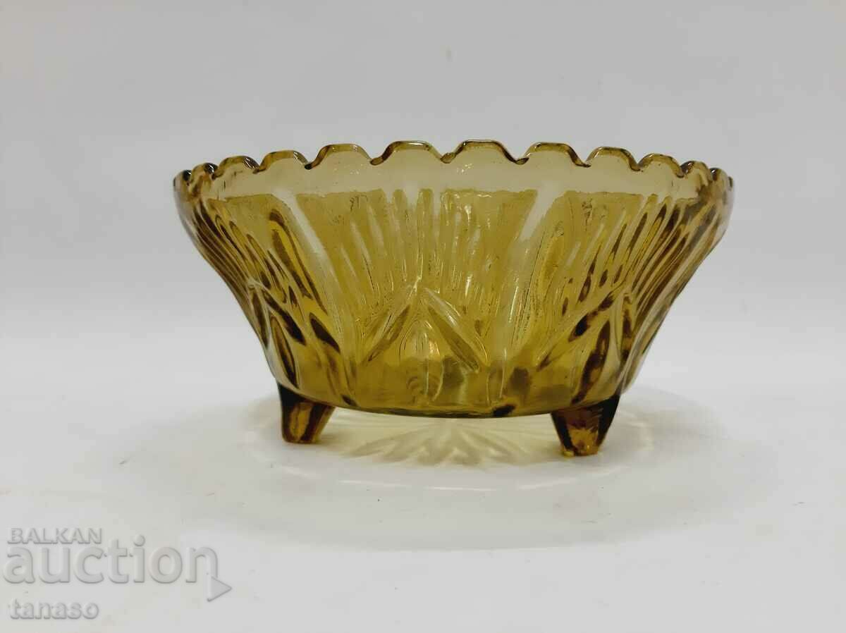 Auction Old glass fruit bowl, colored glass(7.2) Auction Old glass fruit bowl, colored glass(7.2)