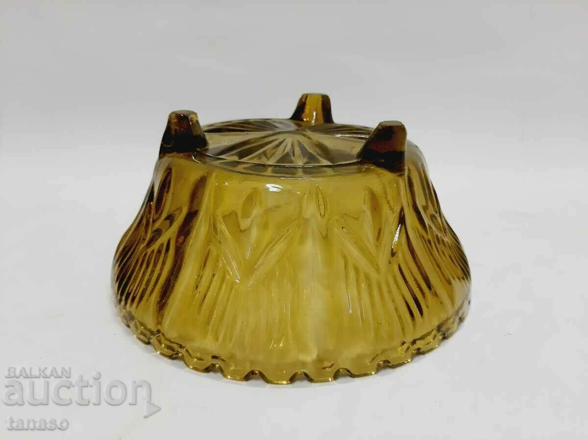 Old glass fruit bowl, colored glass(7.2) - 7 Old glass fruit bowl, colored glass(7.2) - 7