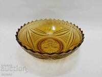 Fructeier vechi din sticlă, sticlă colorată(7.2)