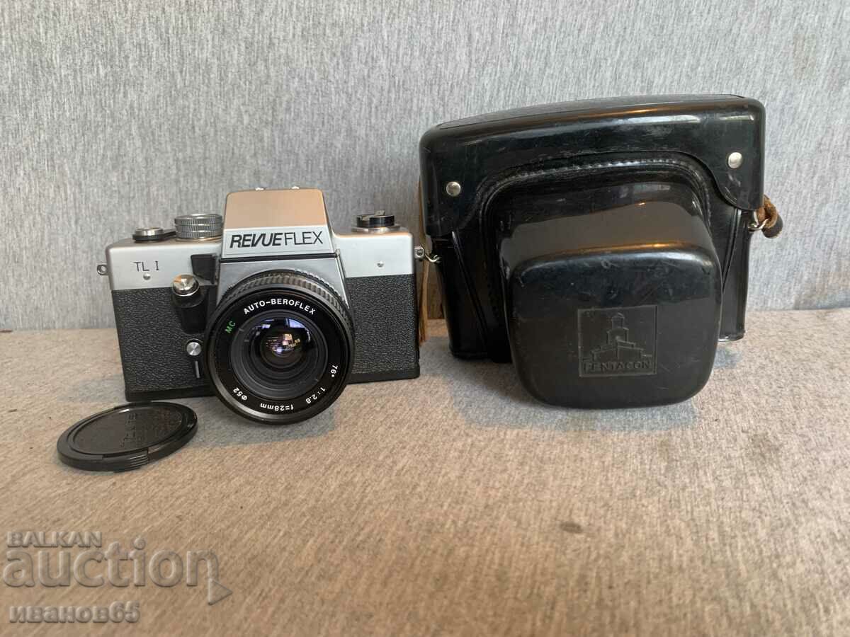 camera RevueFlex TL 1 + Auto Beroflex 28mm f/2.8