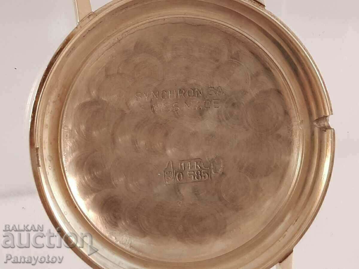 HAND DOXA SWISS 14K GOLD RARE - 6