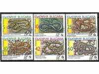 BK 3805-810 block-sheet, stamp Snakes