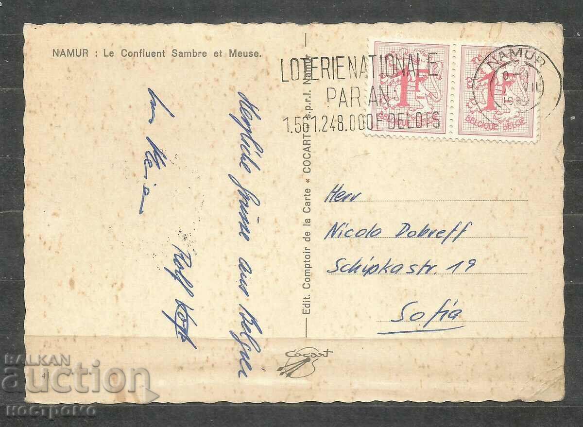 NAMUR - Carte poștală călătorită în Belgique - A 1907 cu preț 1.00 BGN | € 0.51 NAMUR - Carte poștală călătorită în Belgique - A 1907 cu preț 1.00 BGN | € 0.51