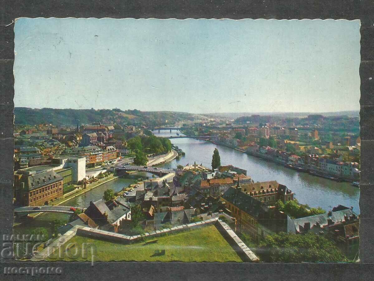 NAMUR -  Belgique traveled  Post card  - A 1907