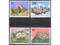 Clear Stamps Mountains Mountain Peaks 1990 from Liechtenstein
