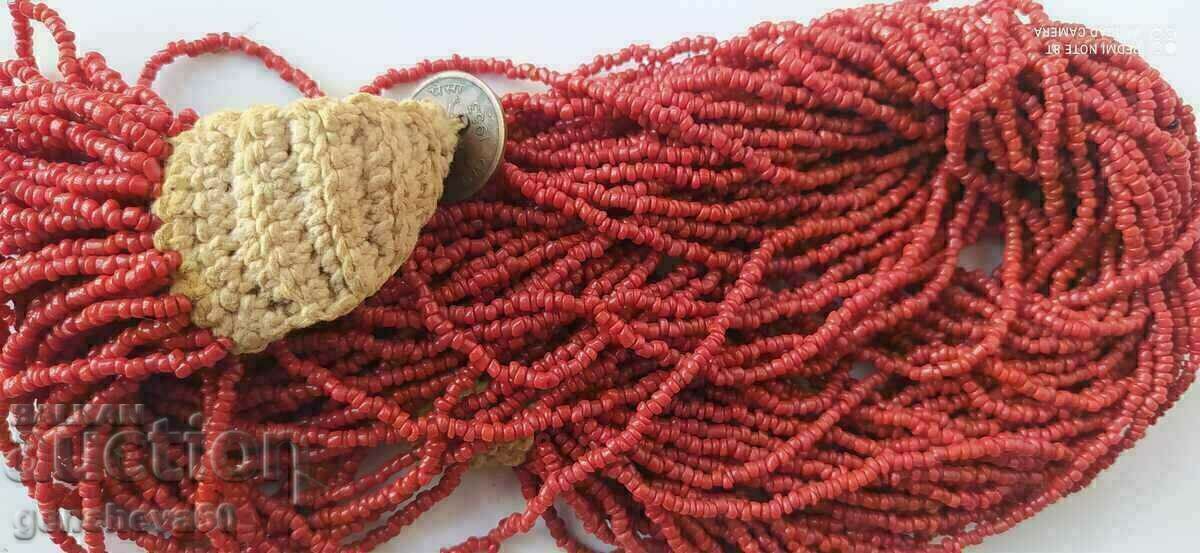 Auction  Vintage red coral necklace
