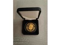 Gold coin Russian ruble 1/100 in the world