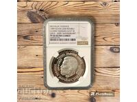 Moneda de argint 1/1000 World NGC 66 ULTRACAMEO Rubla Rusă