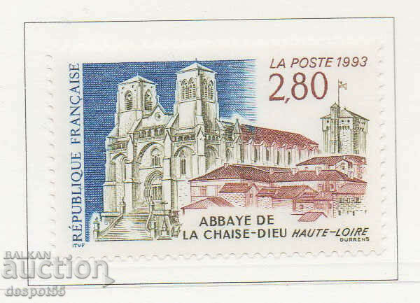 1993. France. Abbey of Chès-Deux - Haute-Loire.