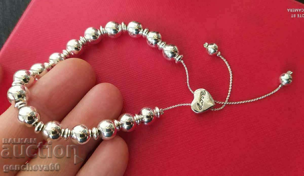 Beautiful silver fashion women's bracelet LOVE