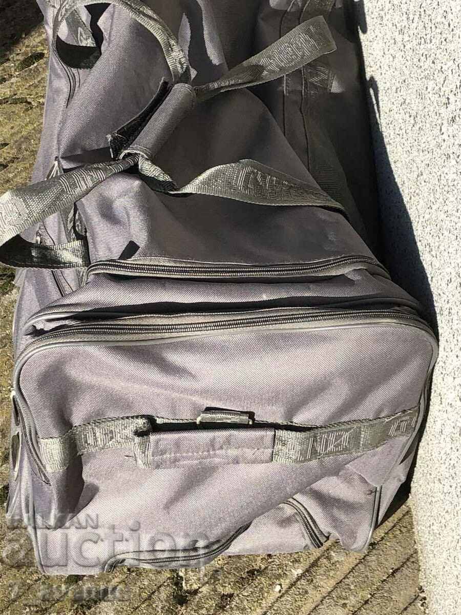 TRAVEL BAG, gray, used with price 29.99 BGN | € 15.33