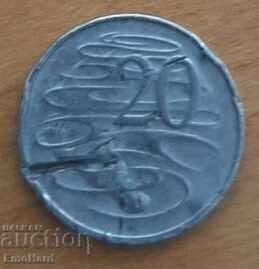 Австралия 20 цента 1994