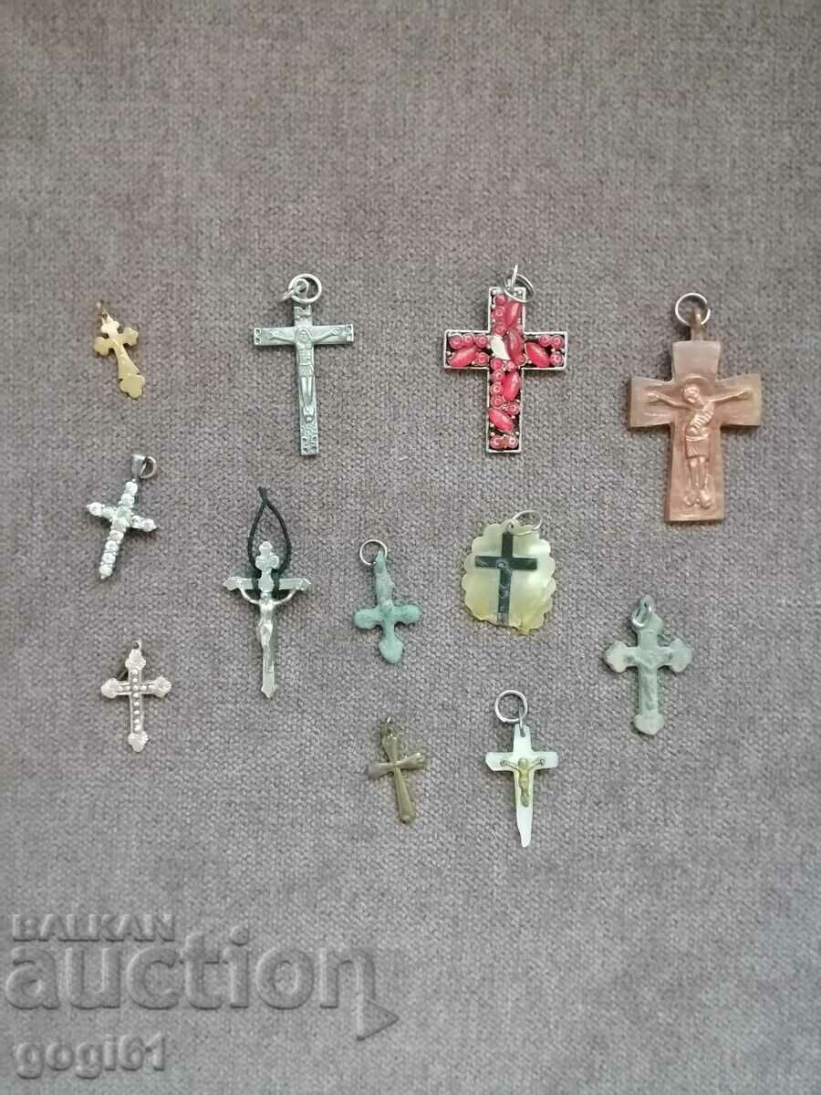 Old crosses