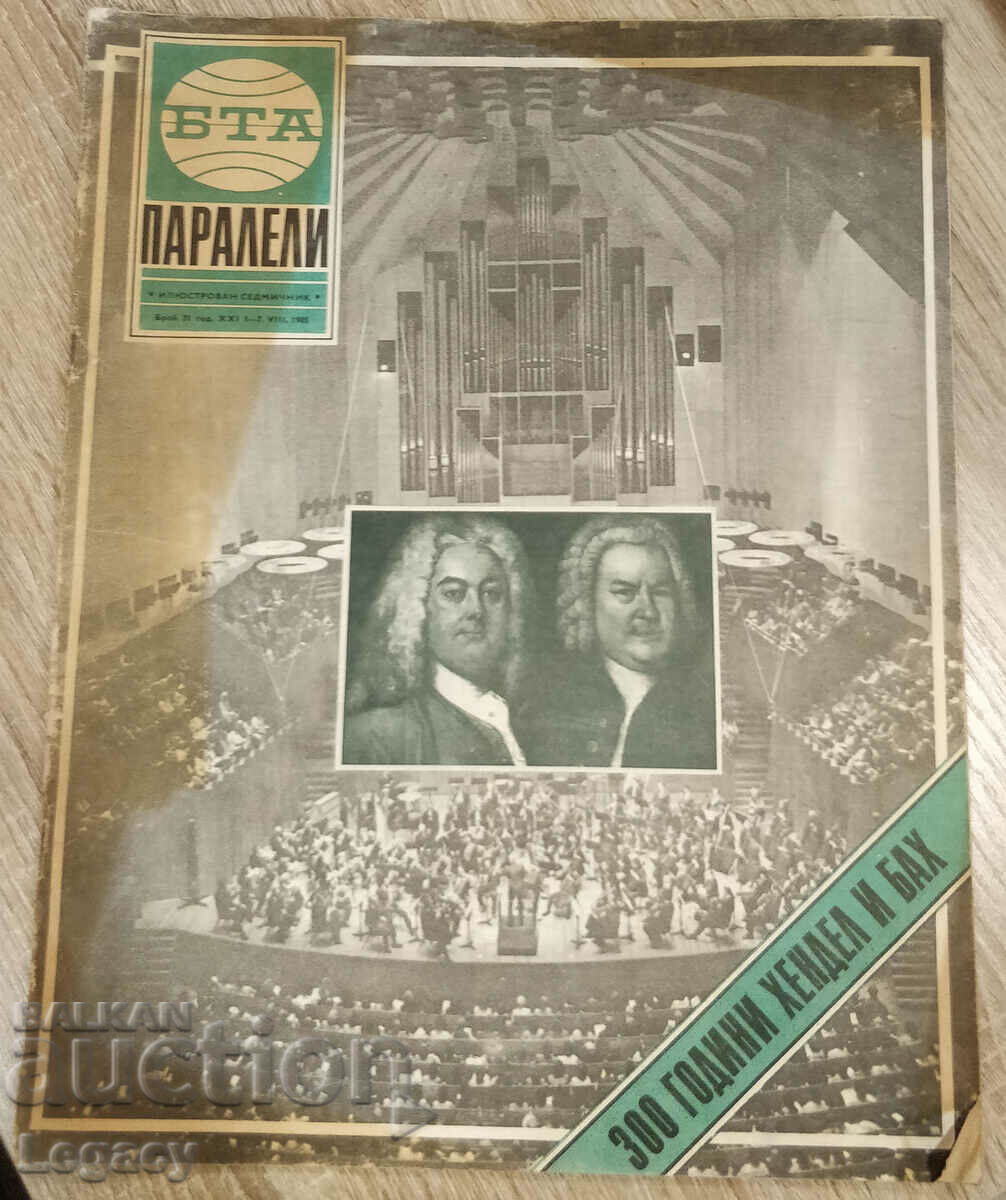 1985 Revista BTA Parallels, numărul 31