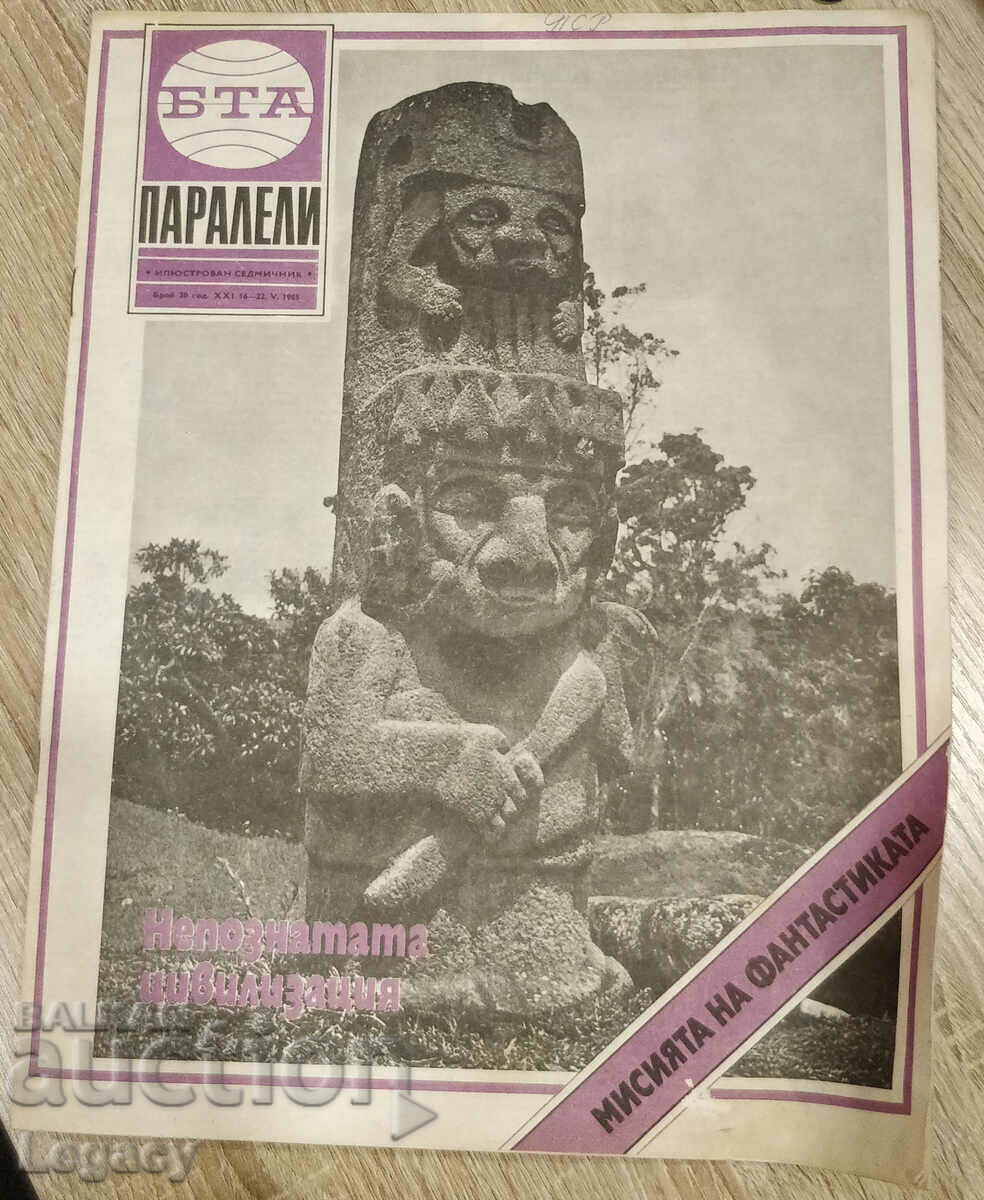 1985 BTA Parallels magazine, issue 20