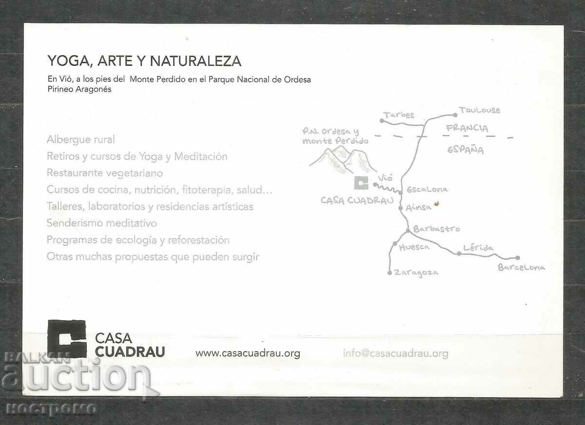 YOGA ARTE y NATURALEZA - SPAIN card - A 1915 with price 1.00 BGN | € 0.51 YOGA ARTE y NATURALEZA - SPAIN card - A 1915 with price 1.00 BGN | € 0.51