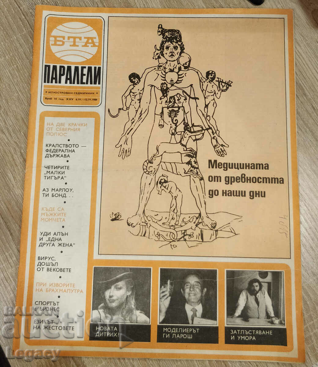 1989 Περιοδικό BTA Parallels, τεύχος 14