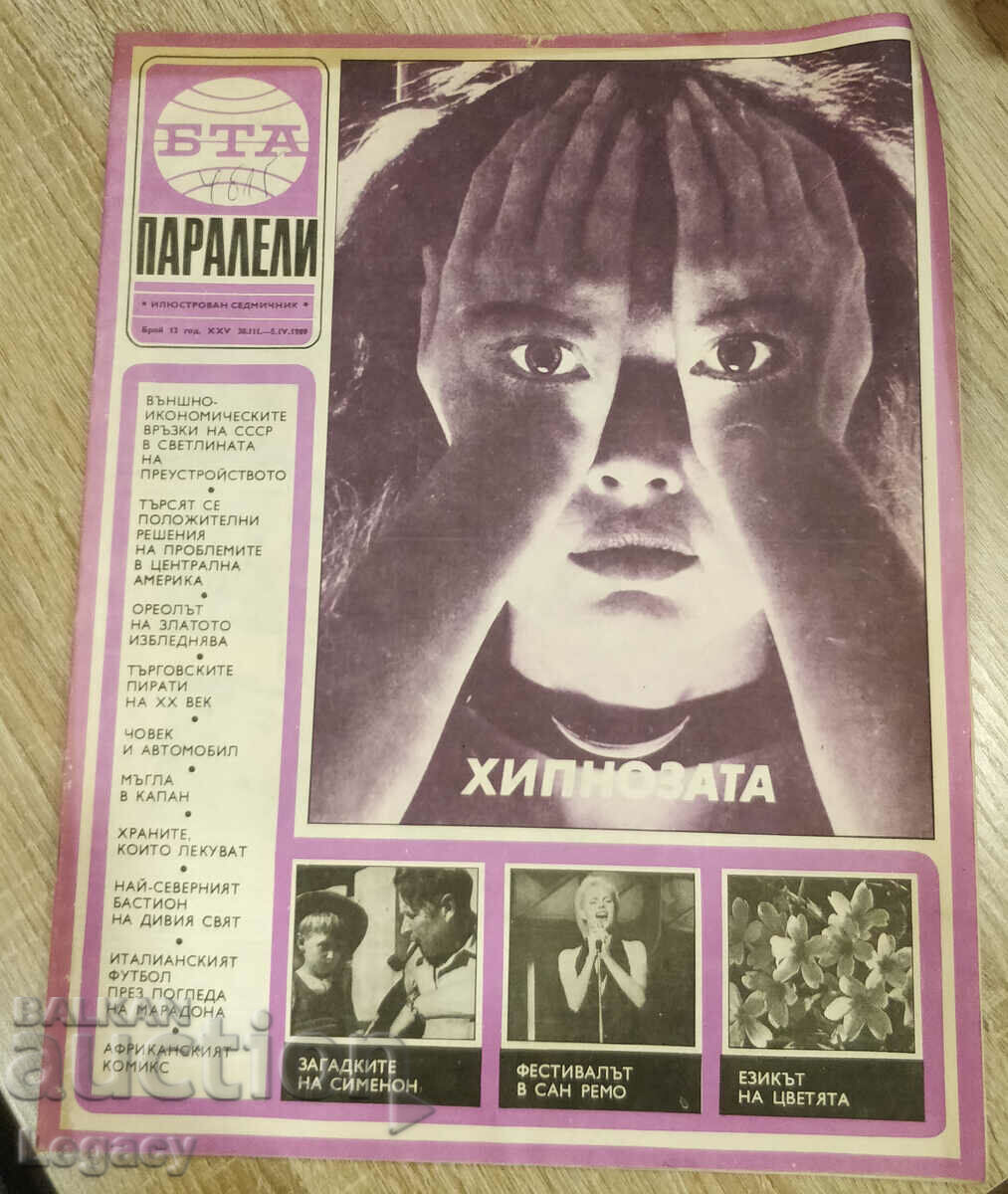 1989 Revista BTA Parallels, numărul 13