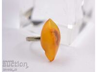 Antique amber ring