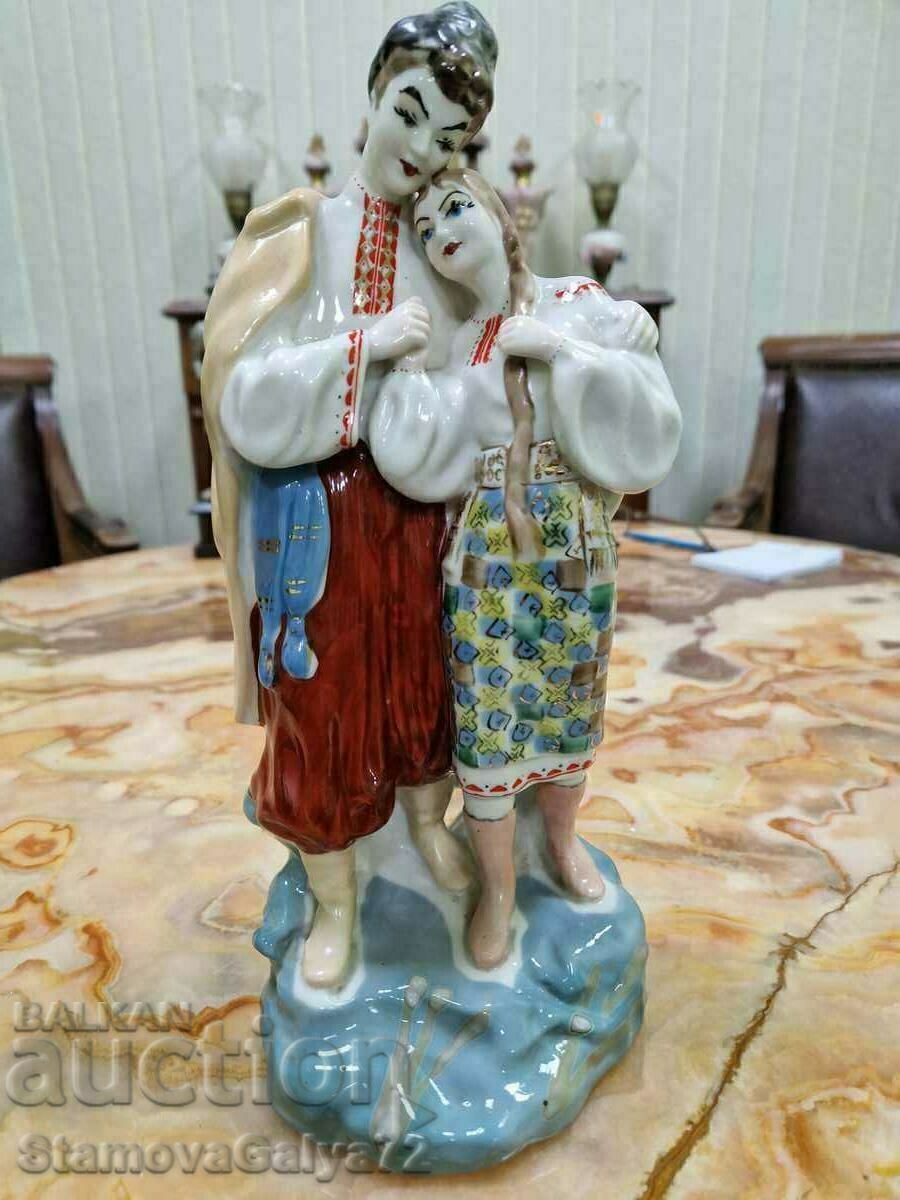 Statueta superba din portelan ucrainean antic cu preț € 50.62 | 99.00 BGN