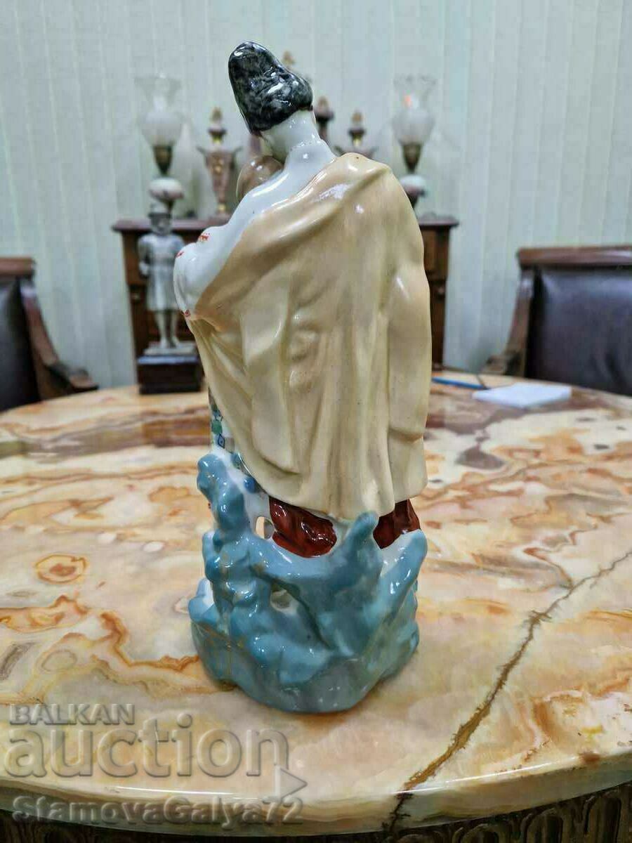 Παράδοση Υπέροχο αγαλματίδιο αντίκες ουκρανικής πορσελάνης