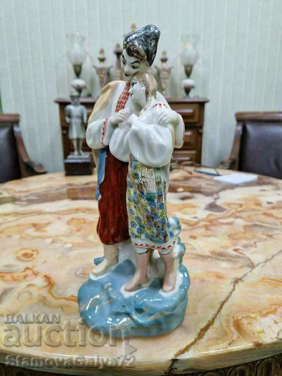 Υπέροχο αγαλματίδιο αντίκες ουκρανικής πορσελάνης - 5