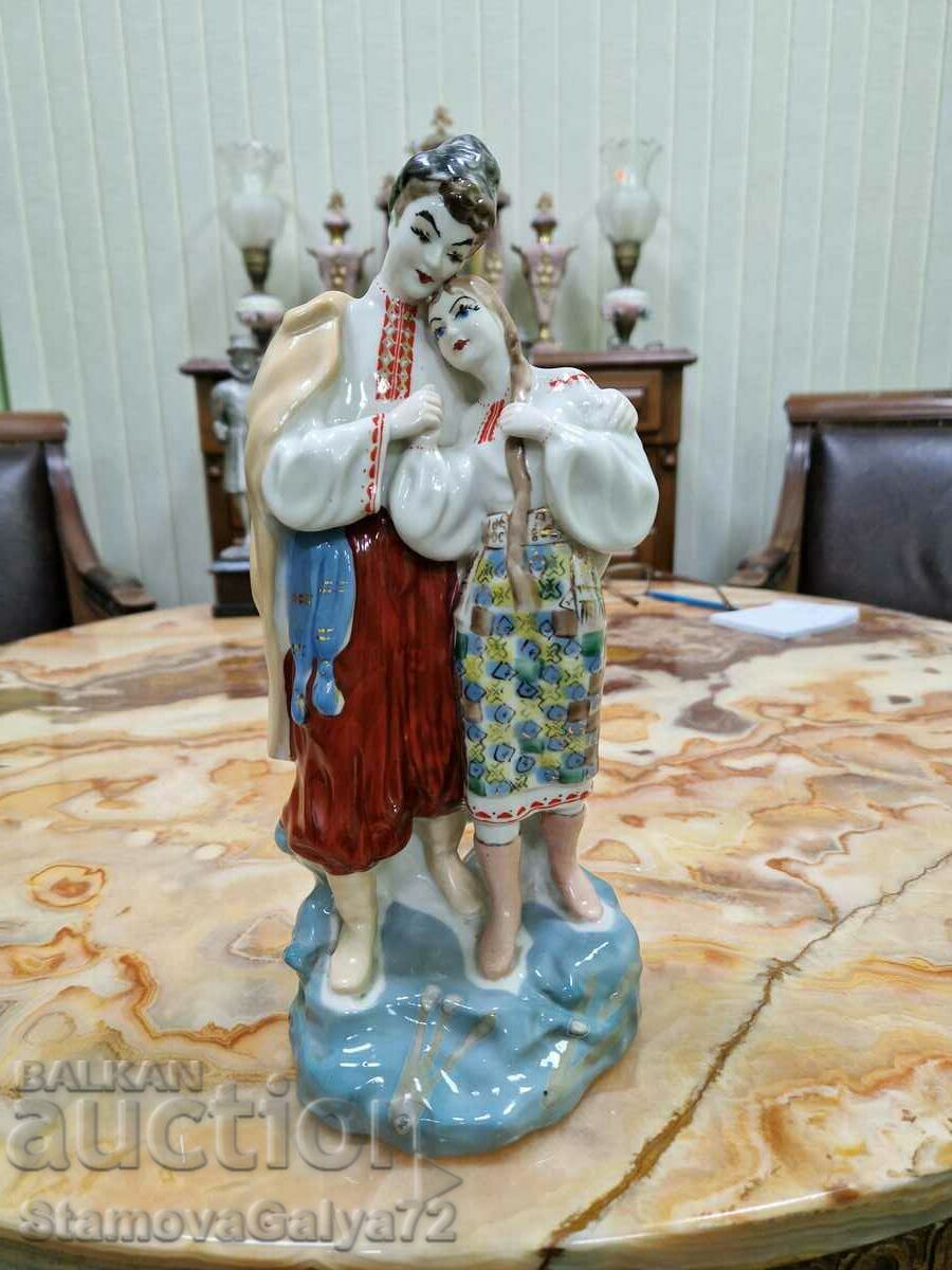 Superb Antique Ukrainian Porcelain Figure Statuette