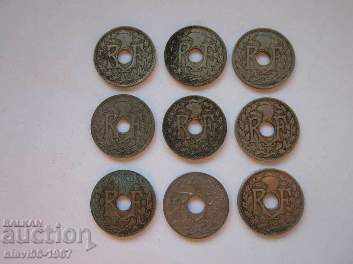 Delivery of LOT CENTISIMI FRANCE 1921/33. BZC !!!