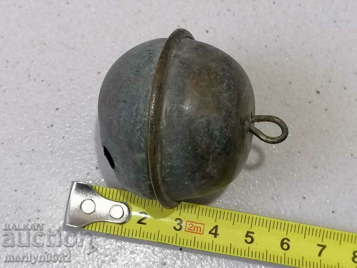 Auction Bronze bells for horse harness type "nut" 10 pieces Auction Bronze bells for horse harness type "nut" 10 pieces