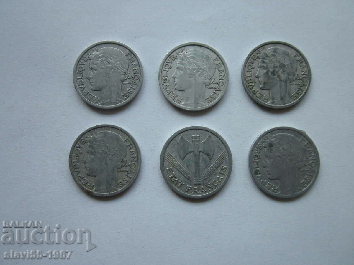 LOT 2 FRANC FRANCE 1941/50. BZC !!! with price 6.00 BGN | € 3.07