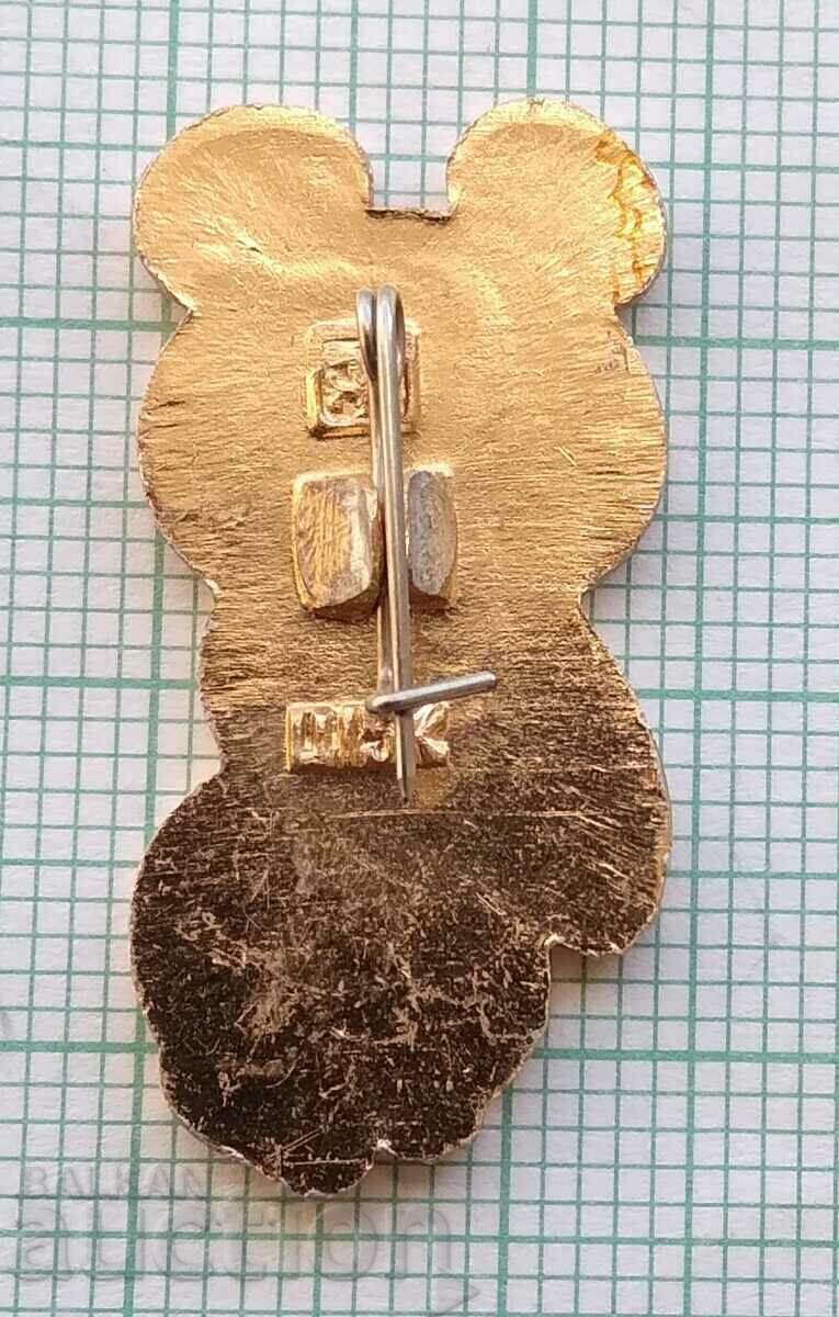 Auction  14267 Badge - Olympics Moscow 1980 - Misha - 30 mm