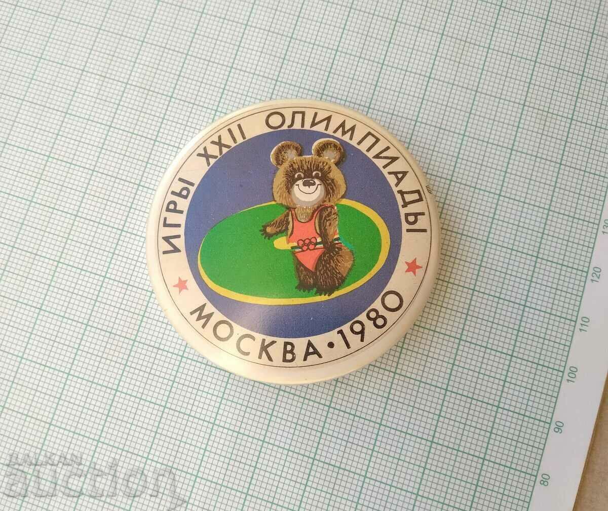 Delivery of 14269 Badge - Olympics Moscow 1980 - Misha
