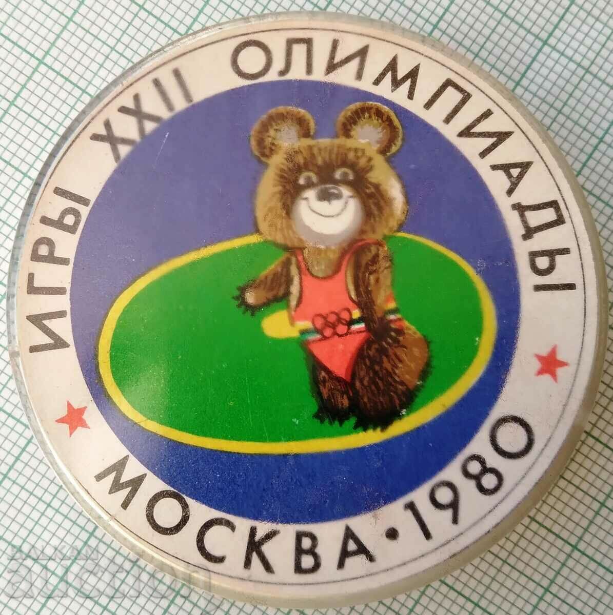 14270 Badge - Olympics Moscow 1980 - Misha with price 4.00 BGN | € 2.05 14270 Badge - Olympics Moscow 1980 - Misha with price 4.00 BGN | € 2.05