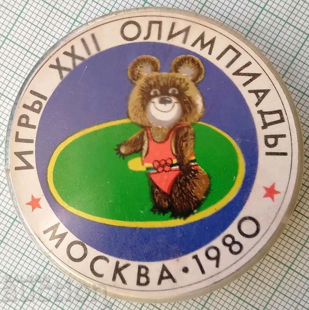 14270 Insigna - Olimpiada Moscova 1980 - Misha