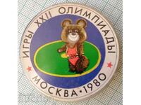 14270 Badge - Olympics Moscow 1980 - Misha