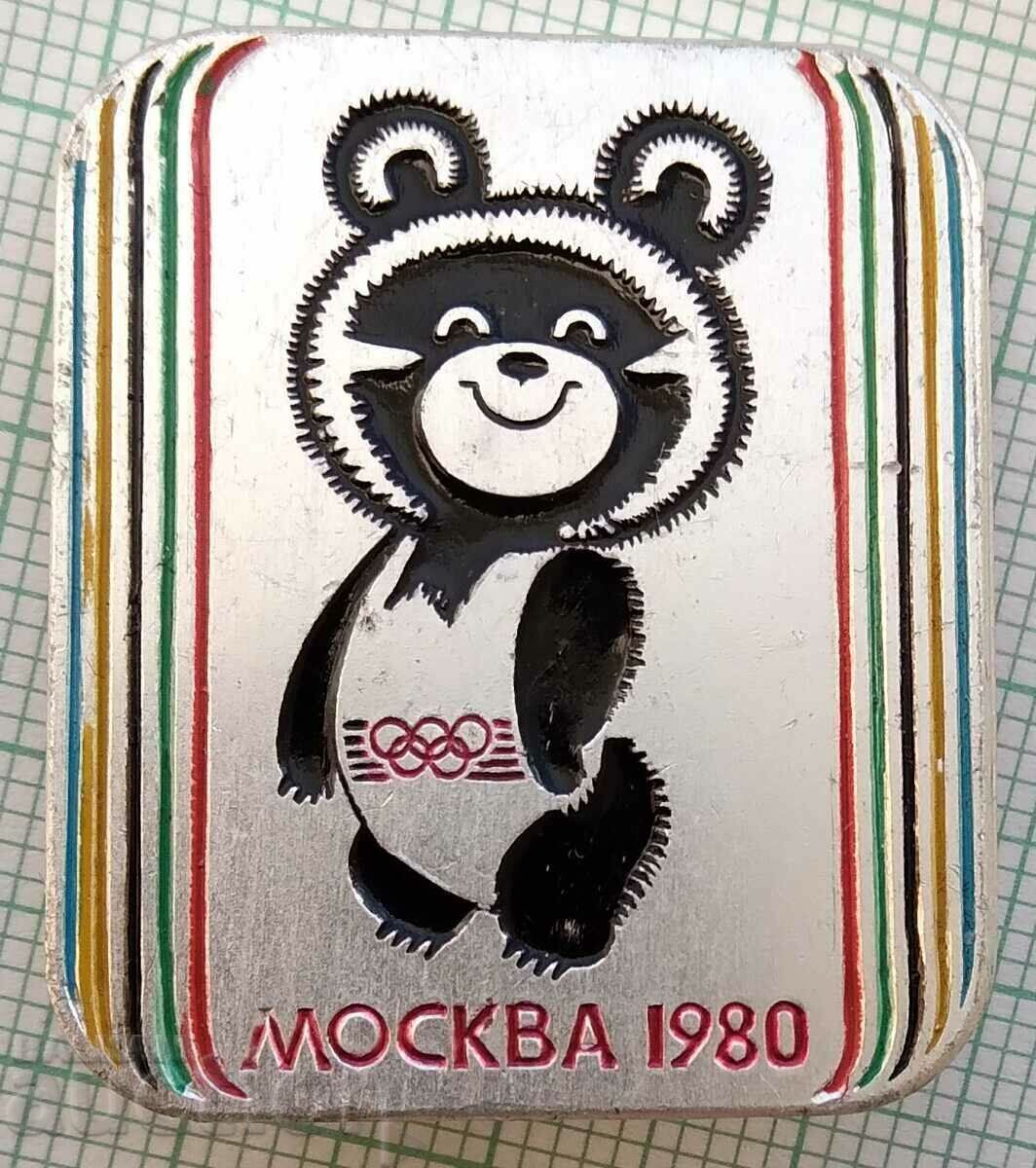 14277 Insigna - Olimpiada Moscova 1980 - Misha