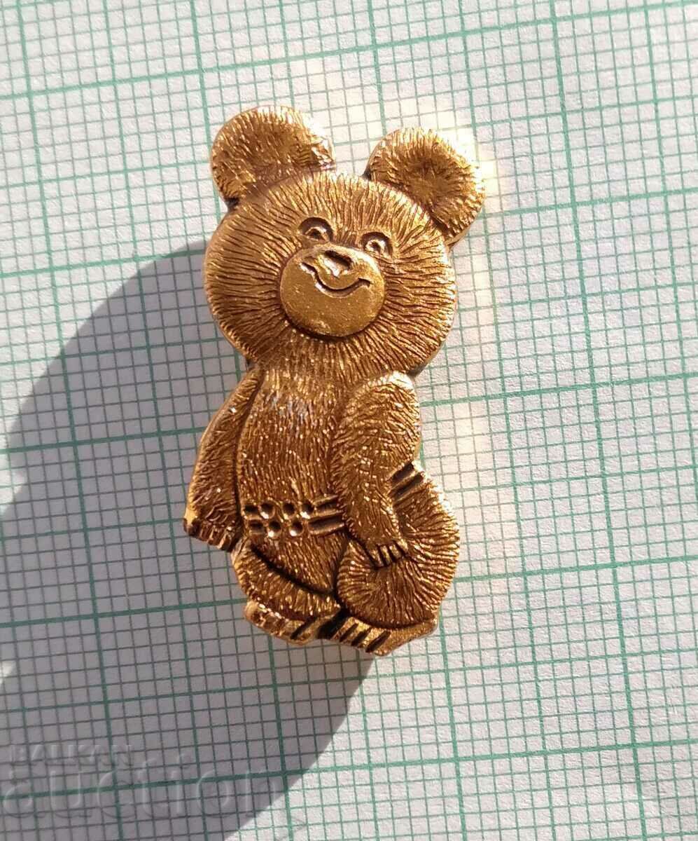 Delivery of 14298 Badge - Olympics Moscow 1980 - Misha - 29 mm Delivery of 14298 Badge - Olympics Moscow 1980 - Misha - 29 mm