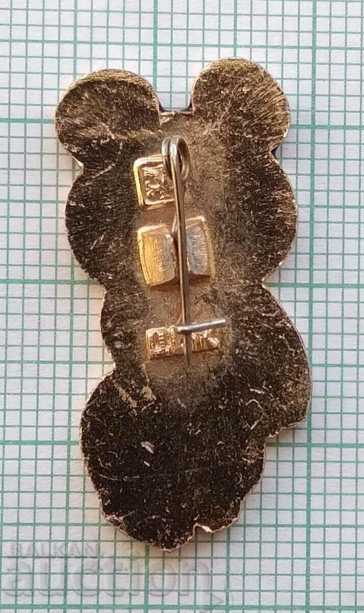 Auction  14301 Badge - Olympics Moscow 1980 - Misha - 30 mm