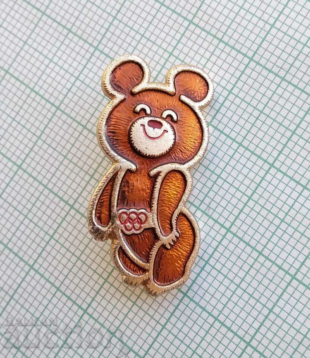 14303 Badge - Olympics Moscow 1980 - Misha - 30 mm with price 4.00 BGN | € 2.05 14303 Badge - Olympics Moscow 1980 - Misha - 30 mm with price 4.00 BGN | € 2.05