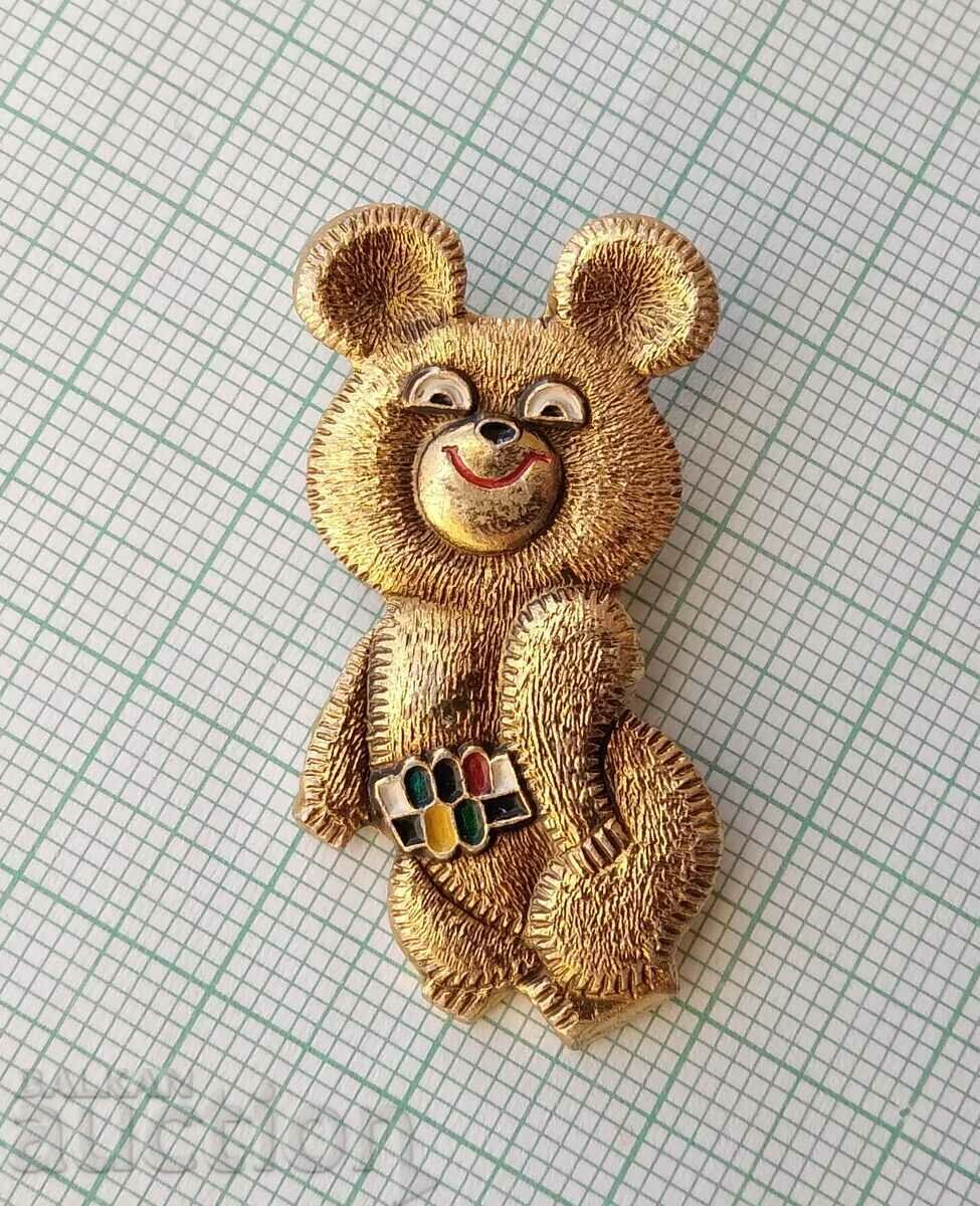 14309 Badge - Olympics Moscow 1980 - Misha - 36 mm with price 4.00 BGN | € 2.05 14309 Badge - Olympics Moscow 1980 - Misha - 36 mm with price 4.00 BGN | € 2.05