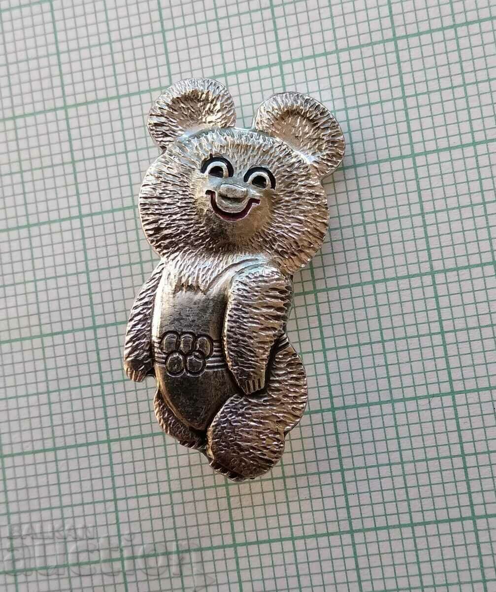 14312 Badge - Olympics Moscow 1980 - Misha - 32 mm with price 4.00 BGN | € 2.05 14312 Badge - Olympics Moscow 1980 - Misha - 32 mm with price 4.00 BGN | € 2.05