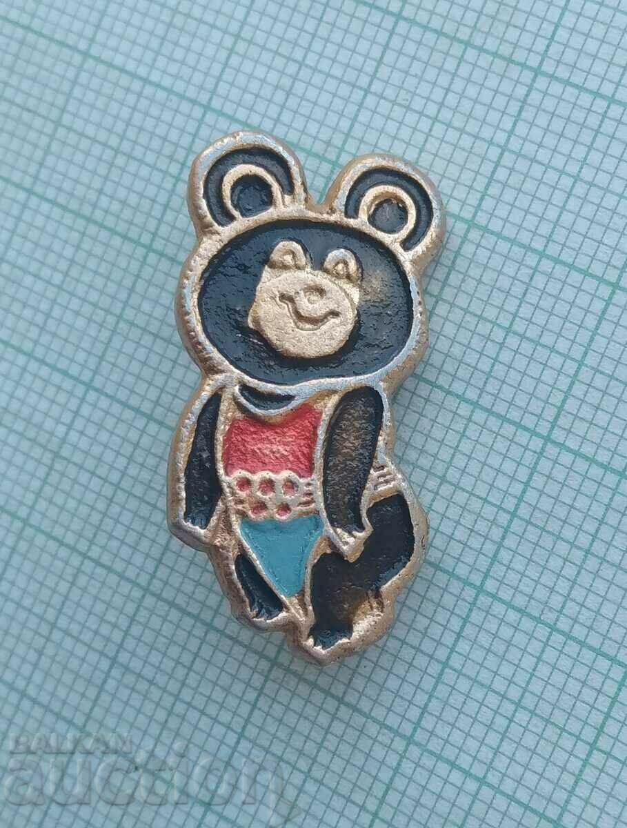 14315 Badge - Olympics Moscow 1980 - Misha - 31 mm with price 3.00 BGN | € 1.53 14315 Badge - Olympics Moscow 1980 - Misha - 31 mm with price 3.00 BGN | € 1.53