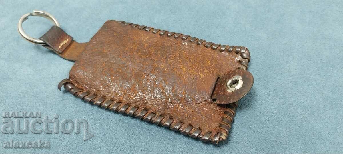 Стар кожен ключодържател - "СБХ" - 6 Стар кожен ключодържател - "СБХ" - 6
