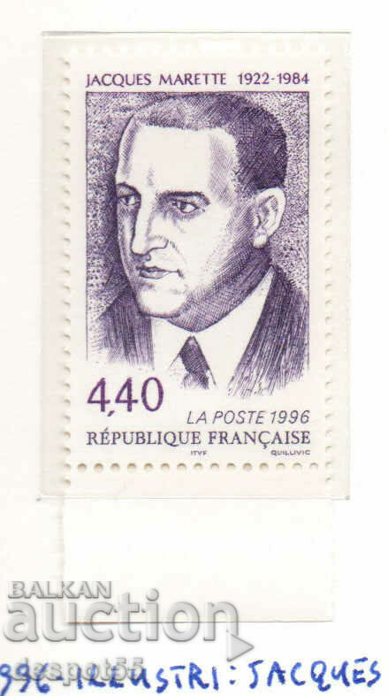 1996. Γαλλία. Στη μνήμη του Jacques Maret - πολιτικού.