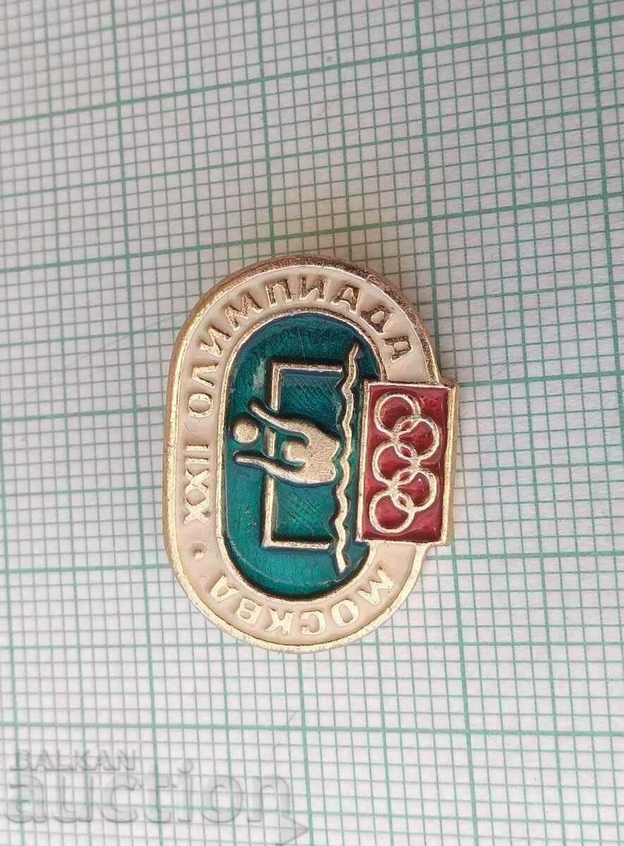 Delivery of 14324 Badge - Olympics Moscow 1980 Delivery of 14324 Badge - Olympics Moscow 1980